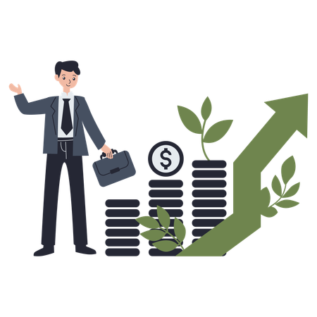 Green Business Finance  Ilustración