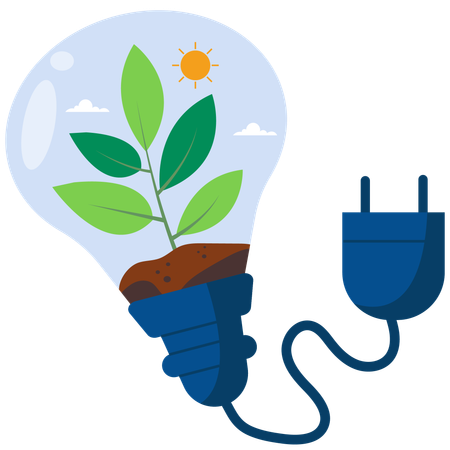Green energy  Illustration