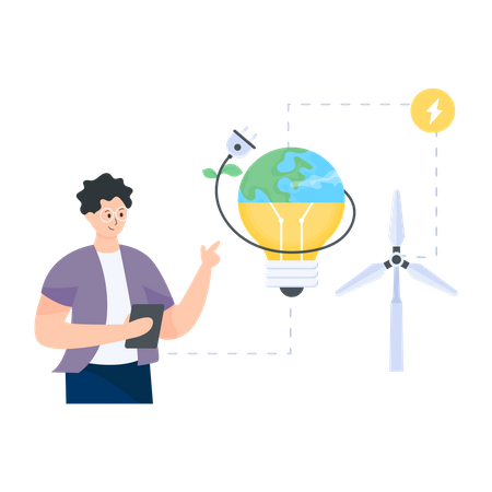 Green Energy  Illustration