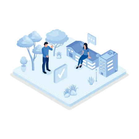 Green Energy Manufacturing  Illustration