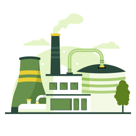 Green Industry Illustration