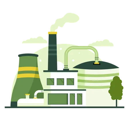 Green Industry  Illustration