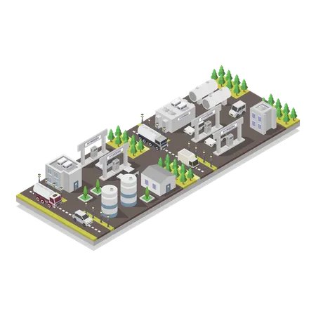 Green sunstainable hydrogen energy  Illustration