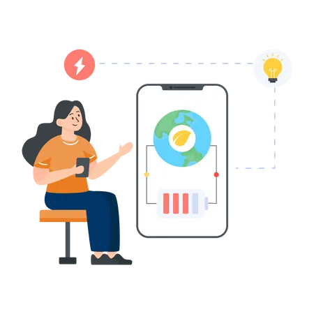 Green Technology  Illustration