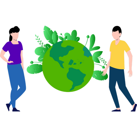 Green world Illustration