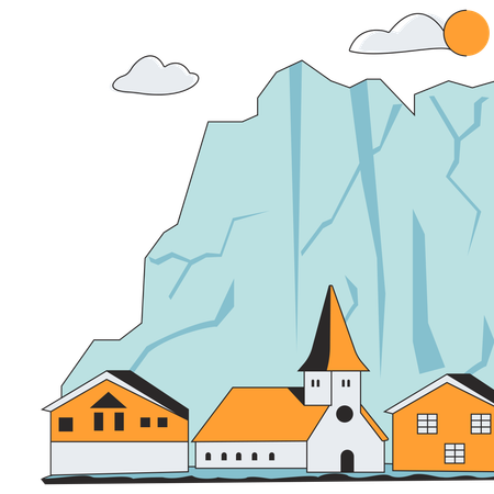 Greenland - Ilulissat Icefjord  Illustration