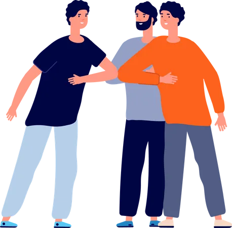 Greeting Bumping Elbows Physical Social Distance Friends Non Touch Contacts Protection Lifestyle Contactless Handshake Utter Vector Set Coronavirus Rule Elbow Bump Handshake Illustration Illustration