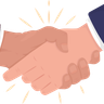 illustrations for formal handshake