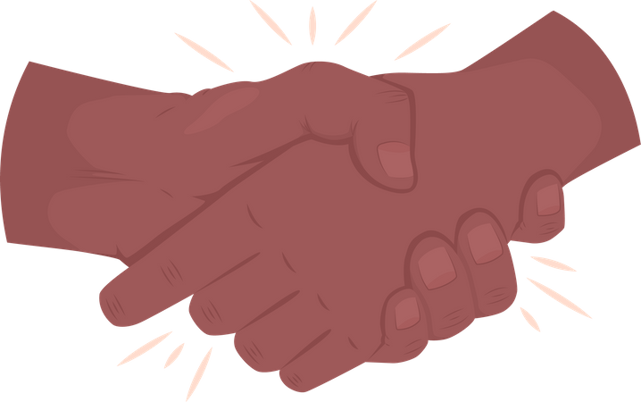 Greeting Handshake  Illustration