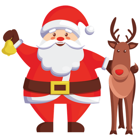 Greeting Merry Christmas Illustration