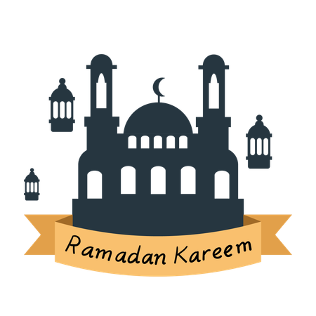 Greeting Ramadan  Illustration