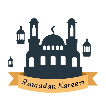 Greeting Ramadan  Illustration