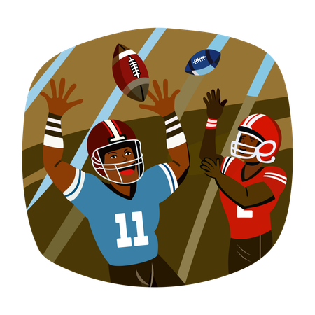 Gridiron Sport  Illustration