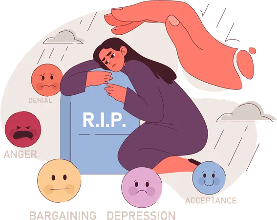 Grief Counseling  Illustration