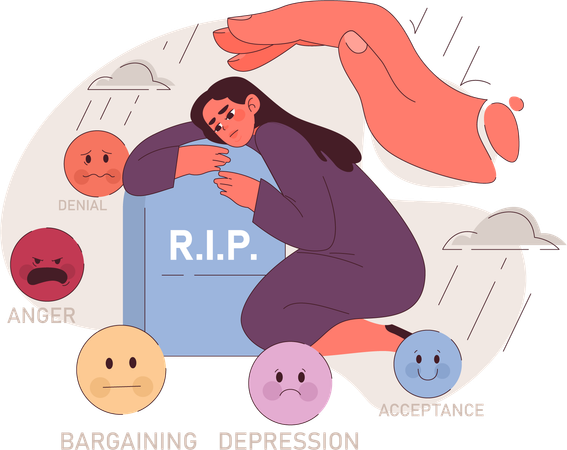 Grief Counseling  Illustration