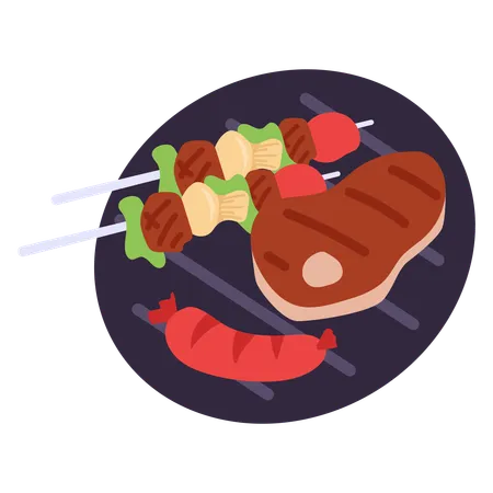 Grill  Illustration