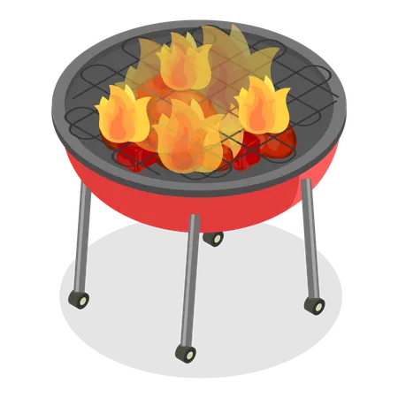 Grillen  Illustration