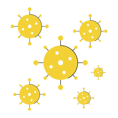 Influenza-Virus  Illustration