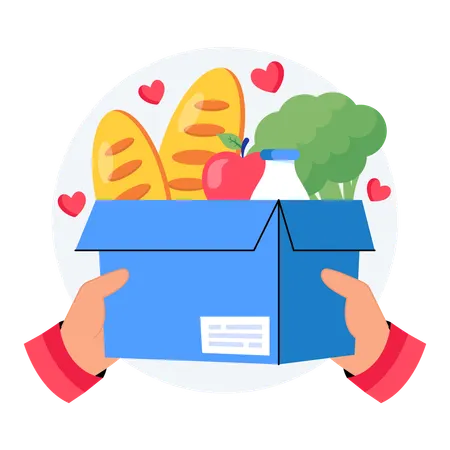 Grocery Packaging  Illustration