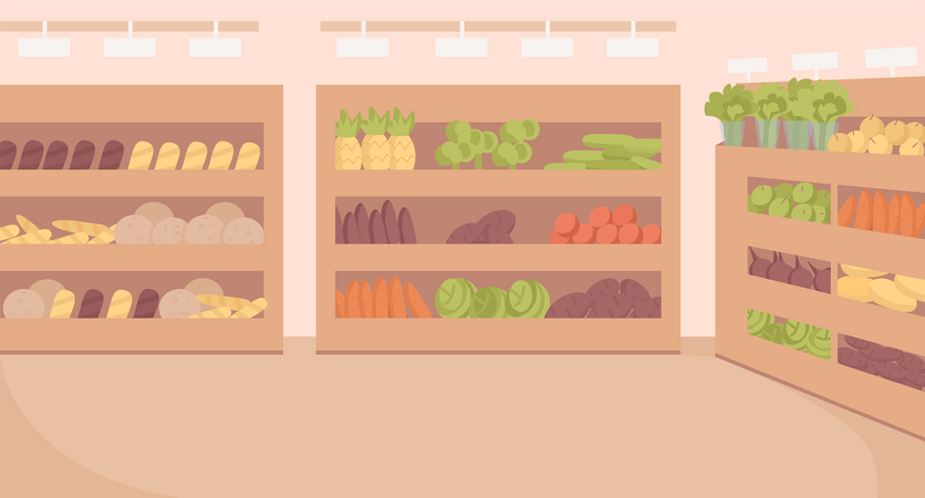 Grocery store  Illustration