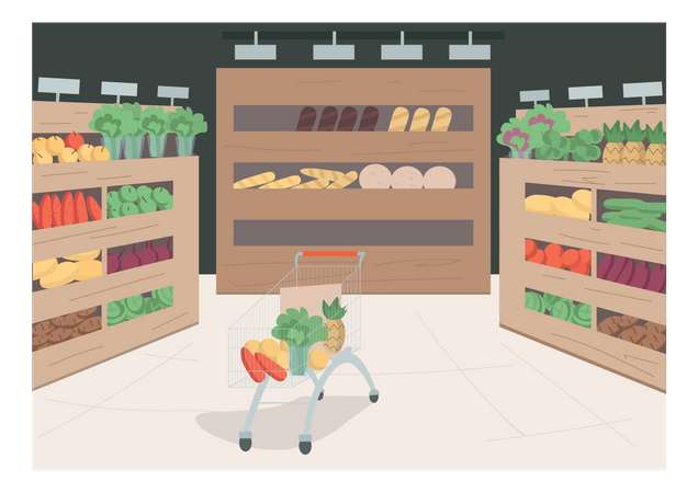 Grocery store  Illustration