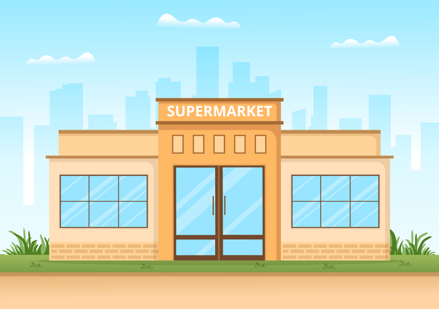 Grocery Store  Illustration