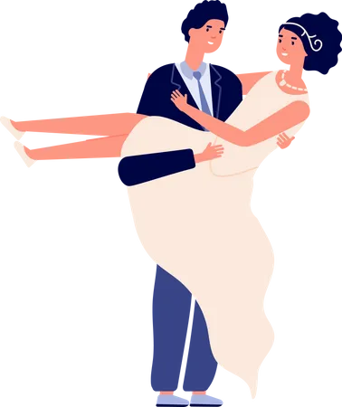 bride and groom dancing clipart png