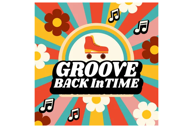 Groove Back In Time  Illustration