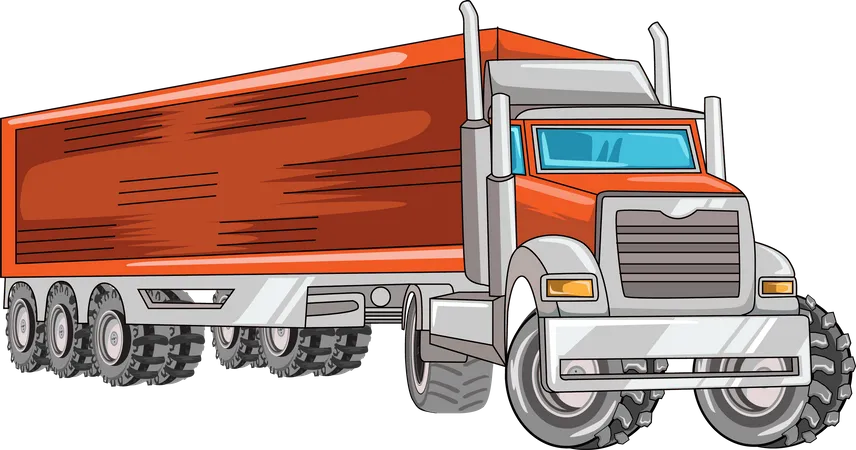 Gros camion  Ilustración