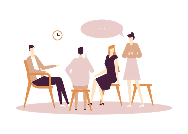 Group discussion Illustration