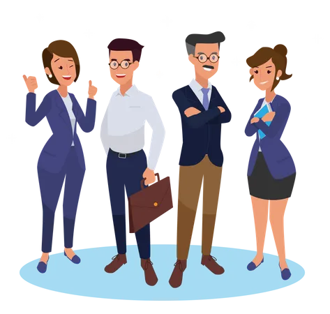 Group of business people Illustration