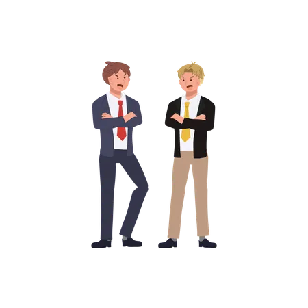 Group of office coworkers talking  Illustration