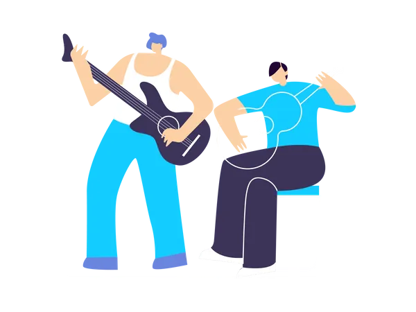 Bande musicale  Illustration