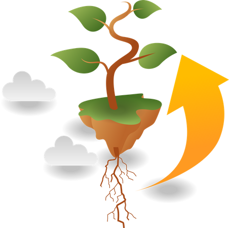 Grow more trees Illustration
