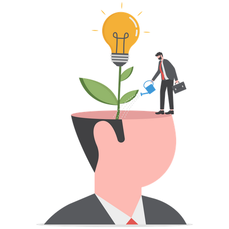 Grow new idea  Illustration