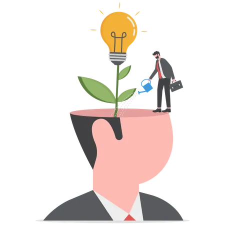 Grow new idea  Illustration