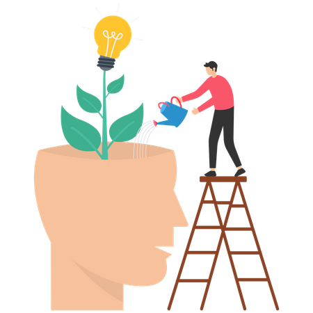 Grow new idea  Illustration