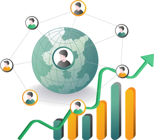 Growing Business Networks  Illustration