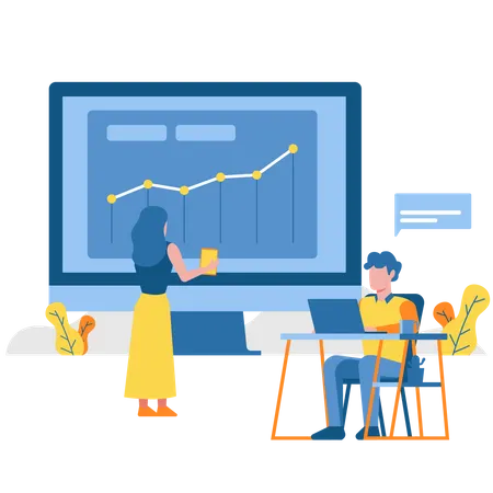 Growth Analytics Illustration