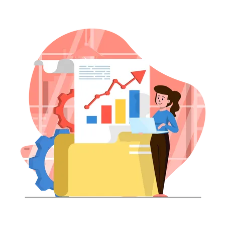 Growth Analytics and management  Illustration