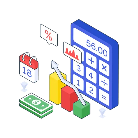 Growth Calculation  Illustration