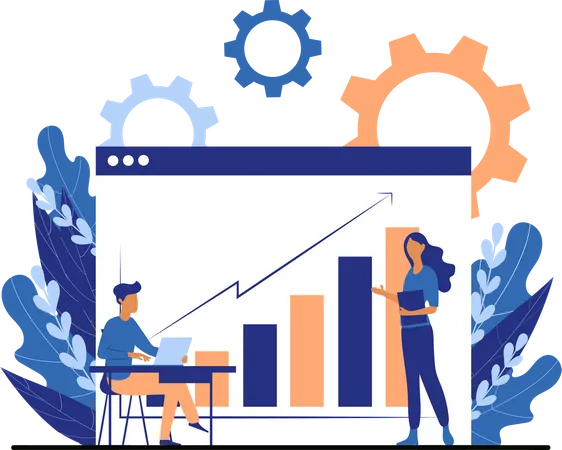 Growth Chart  Illustration