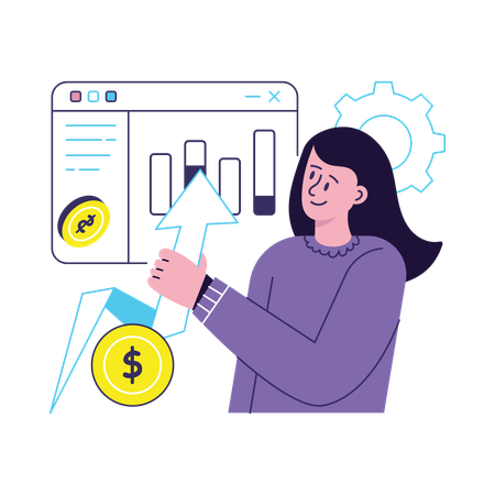 Growth Chart  Illustration