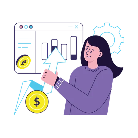 Growth Chart  Illustration