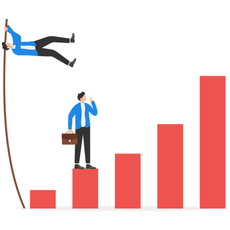 Growth for business  Illustration