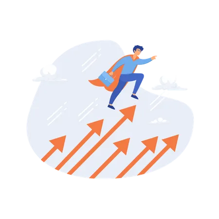 Growth for success Illustration
