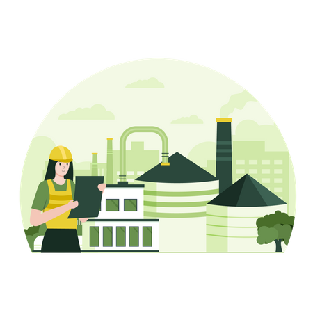 Grüne Energie  Illustration