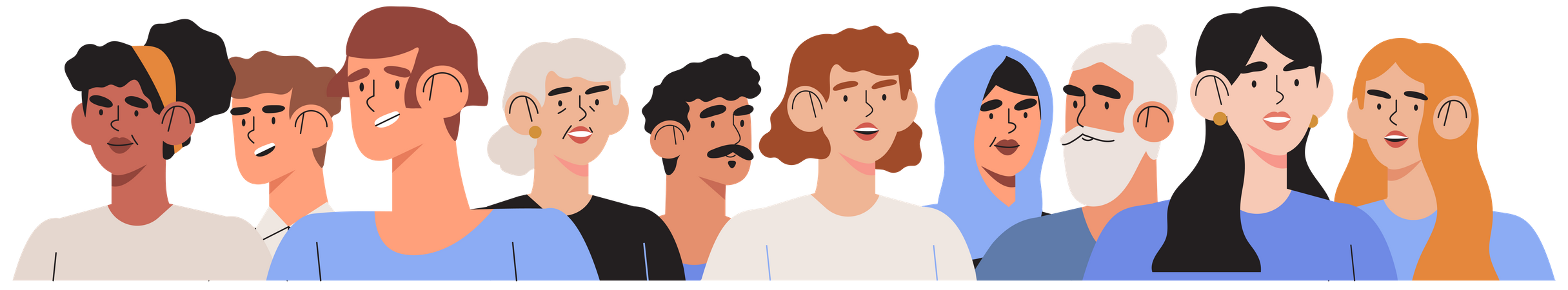 Grupo de pessoas  Illustration