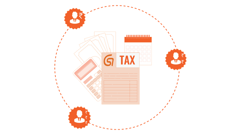 GST Tax Payment  Illustration