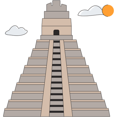 Guatemala - Tikal  Illustration